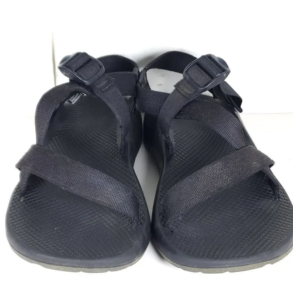 Chaco Men's Z Cloud Size US11 Black Strappy Outdoor Sport Sandals Shoes